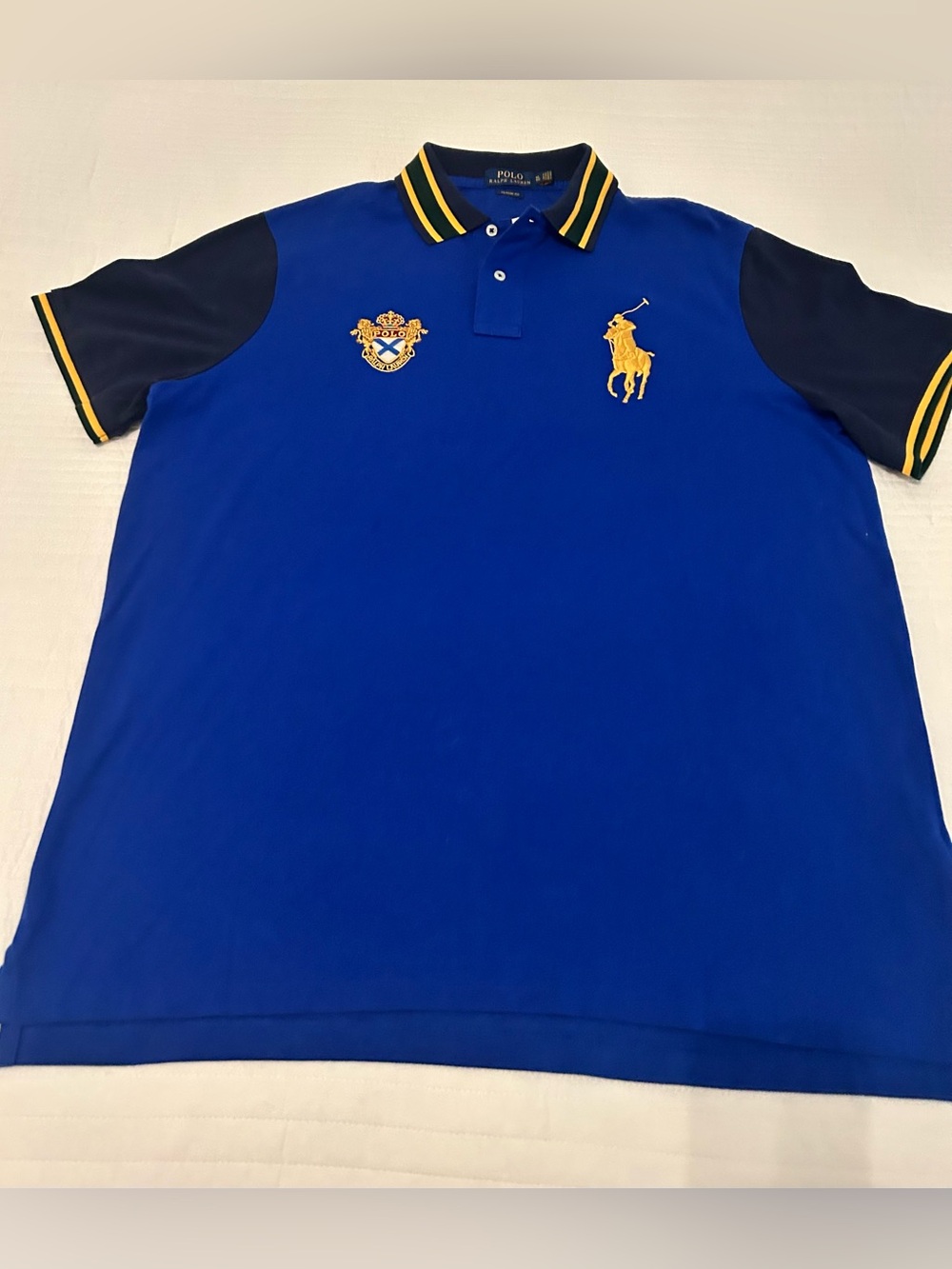 Men's Ralph Lauren Big Pony Crest Polo Shirt Classic Fit NWT Size XL